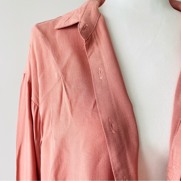 Oversized Casual Button Down Shirt - Picture 6 of 12